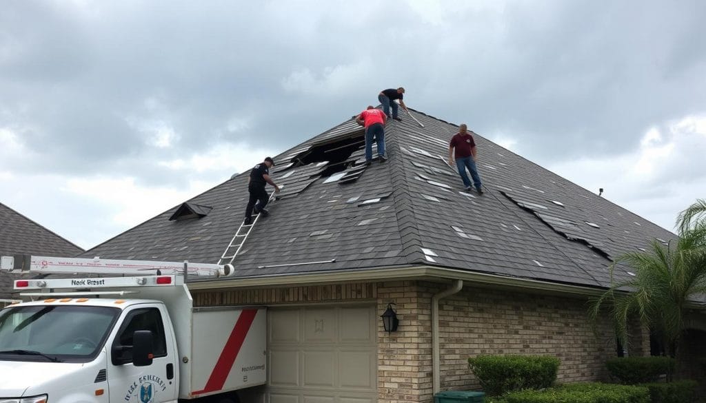 Emergency roof repair service by Houston roofing companies Emergency roof repair service by Houston roofing companies